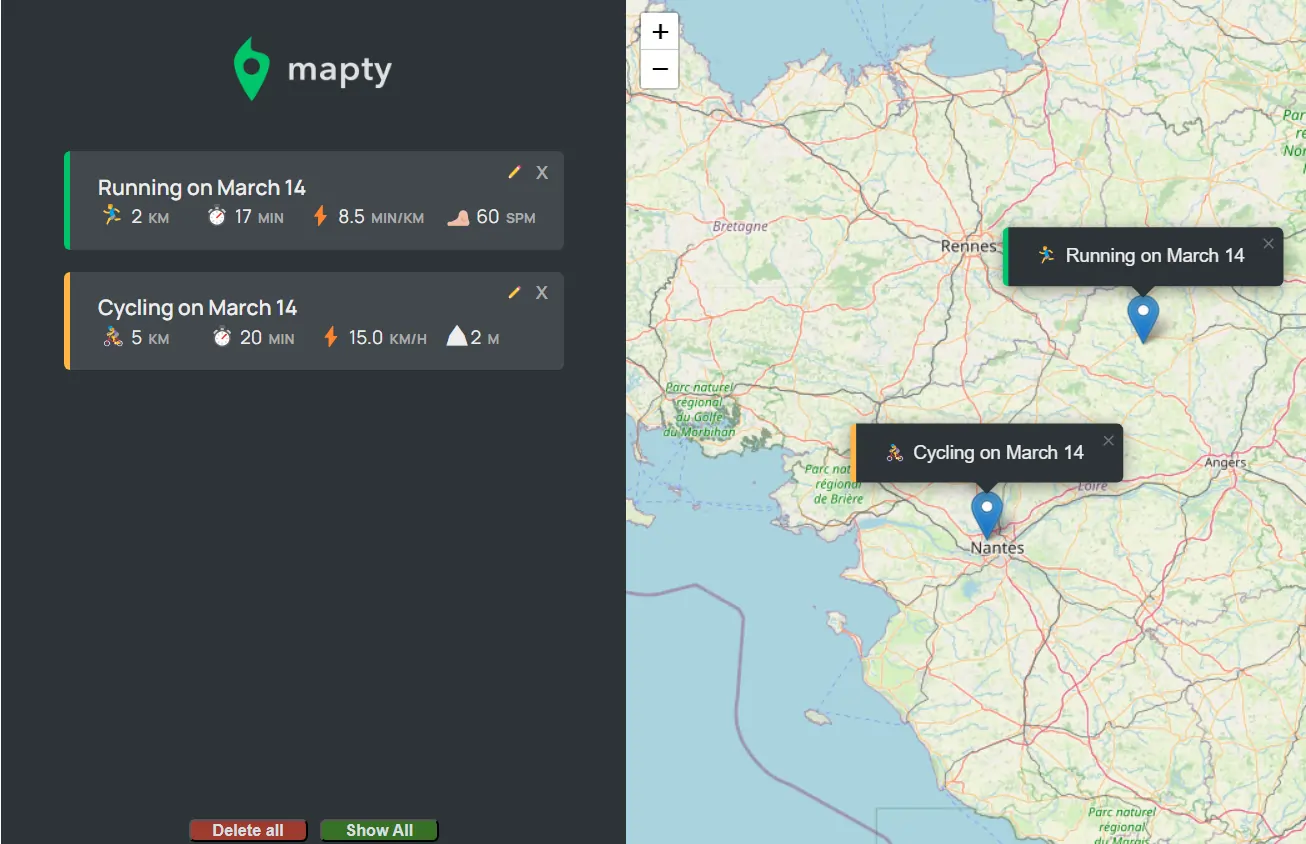 Mapty Project
